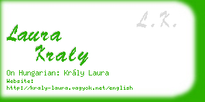 laura kraly business card